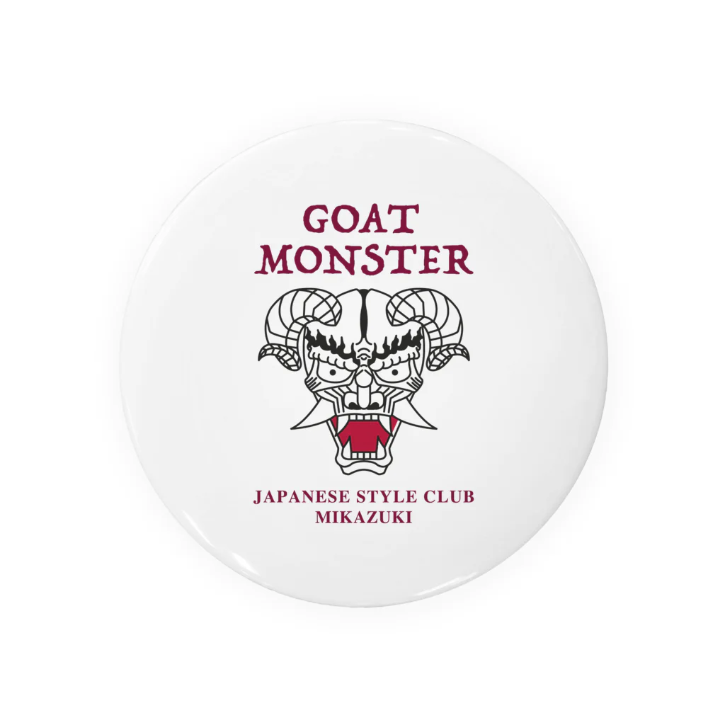 Mikazuki DesignのGOAT MONSTER Tin Badge