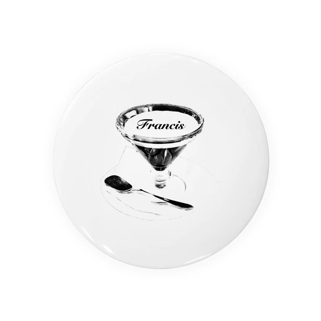 小里誠/Francisのコーヒーゼリー 缶バッジ