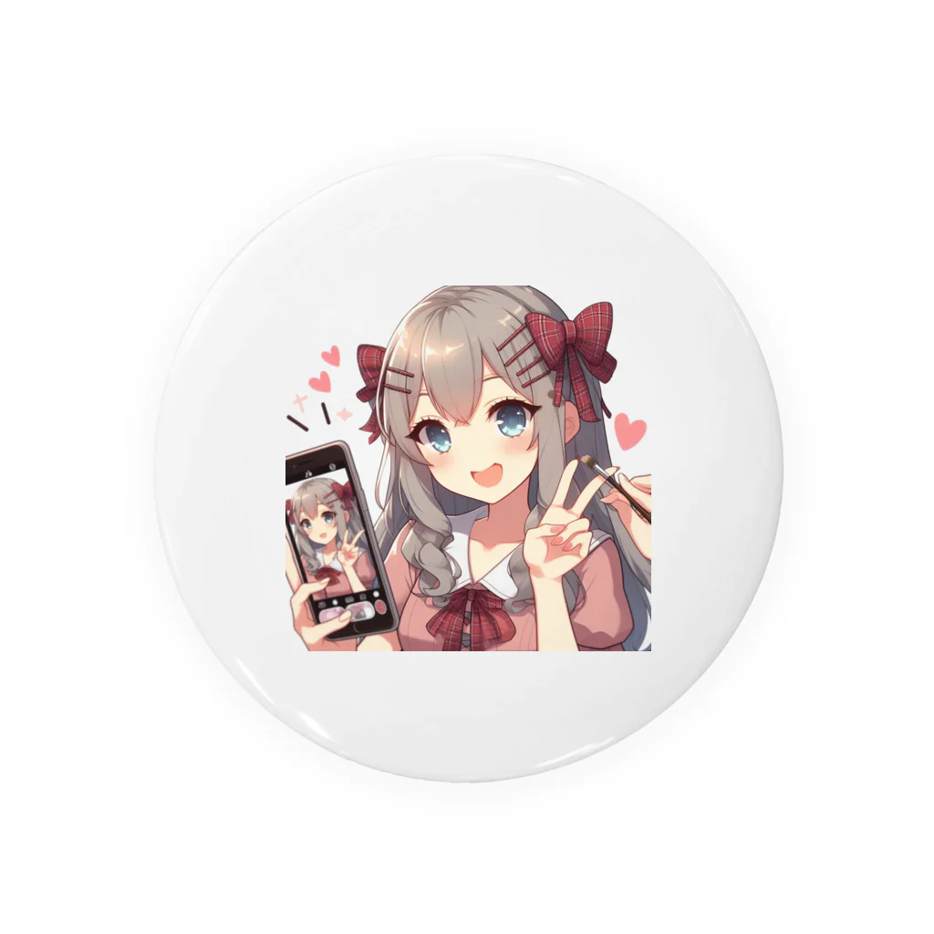 luckyTigerの白髪彼女 Tin Badge