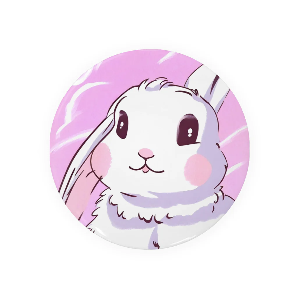 ふわふわうさぎのふわうさちゃん Tin Badge