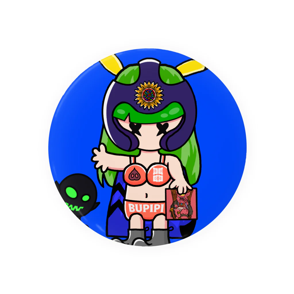 カリガスの怪物加工品取扱店のNaughty PIPPI ＃03844 Tin Badge