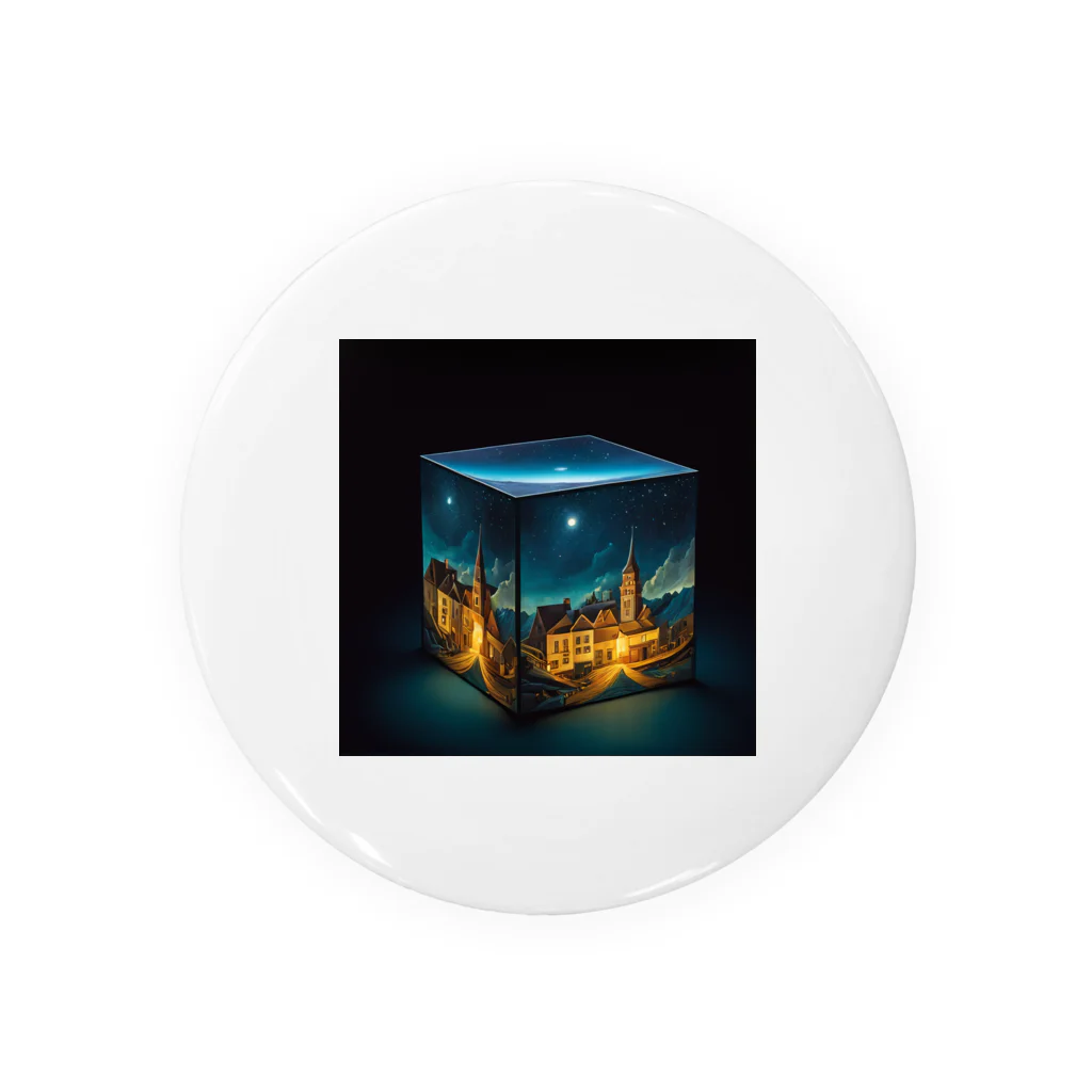 artcubeのnight cubeシリーズ Tin Badge