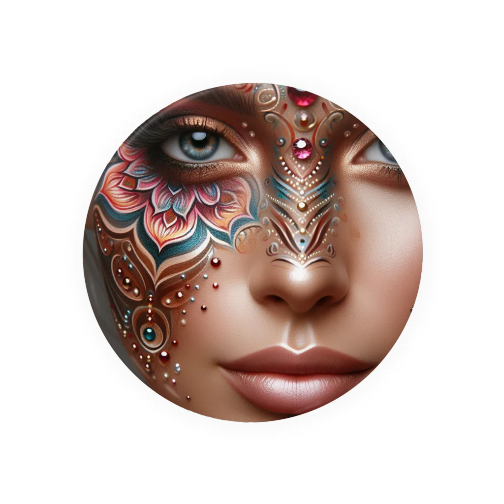 女神🌟曼荼羅のMANDALA MAKEUP  Tin Badge