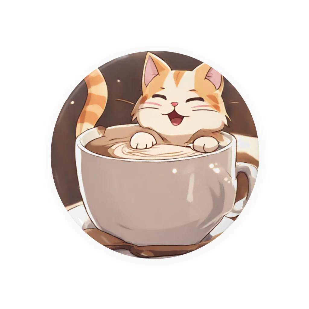 カプチーノ猫🐱のカプチーノ猫 캔뱃지