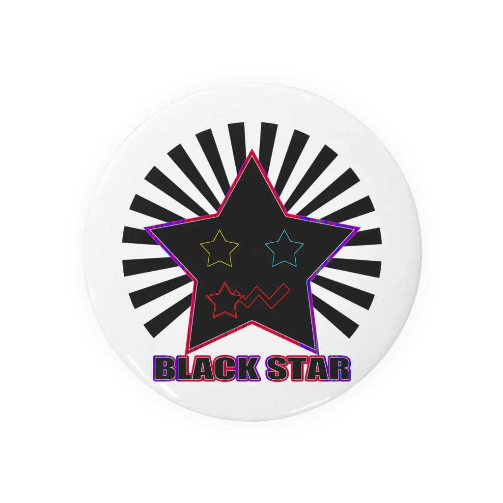 Ａ’ｚｗｏｒｋＳのブラックスター Tin Badge