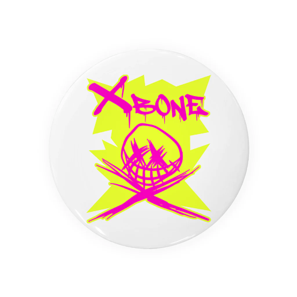 Ａ’ｚｗｏｒｋＳのRAKUGAKIXBONE PNKonYEL NEON Tin Badge