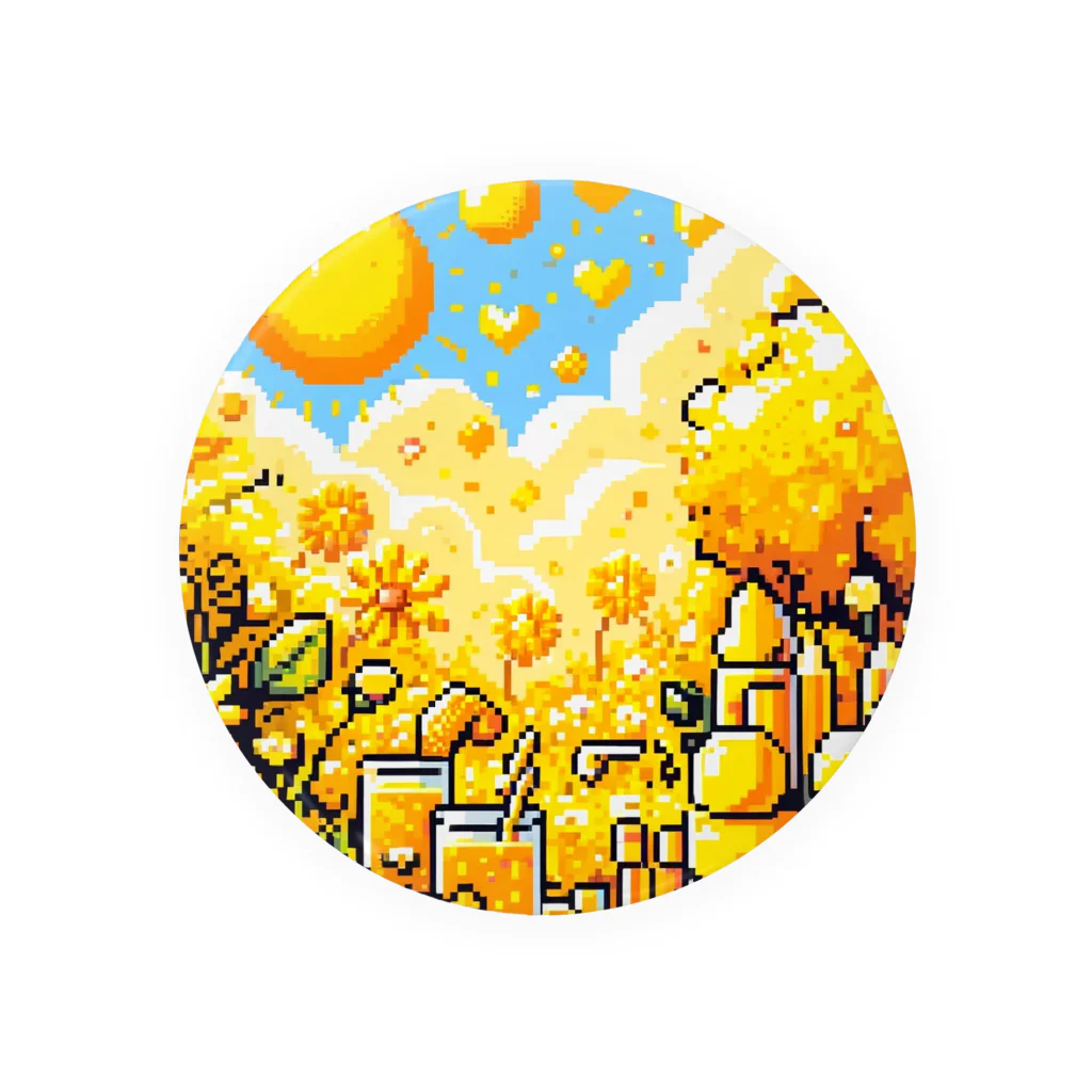 PiXΣLのvibrant yellow / type.1 Tin Badge