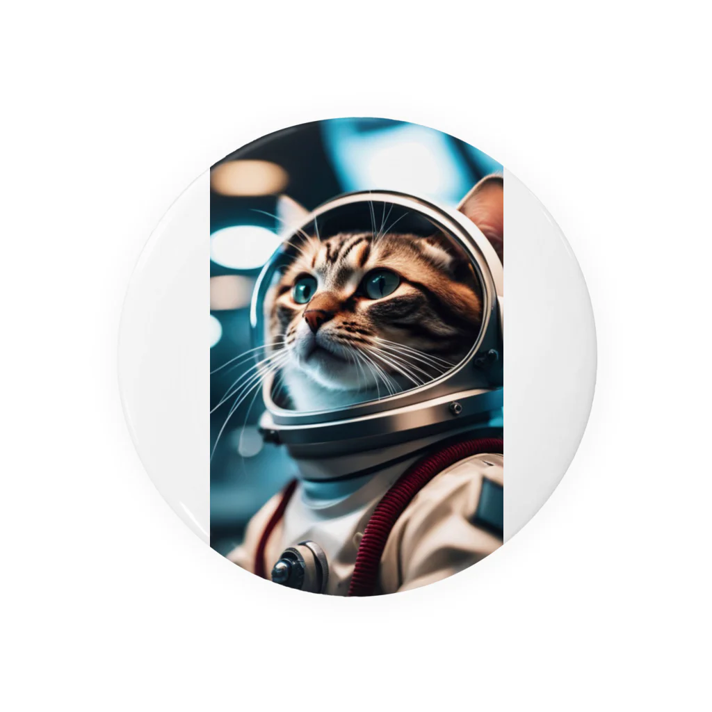 hekikiの旅立つ宇宙猫 Tin Badge