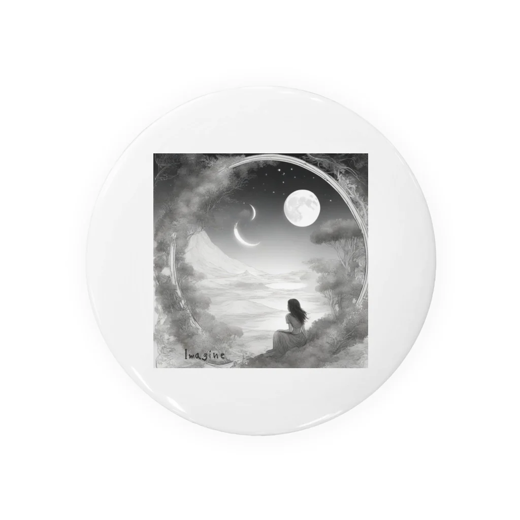 MOONのImagine　moonシリーズ１ Tin Badge