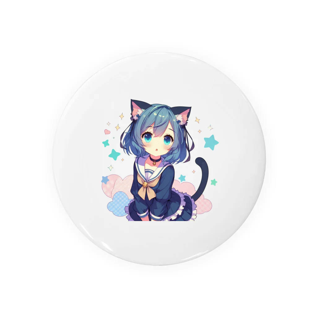 ウォリザ・サティバの猫耳っ娘 Tin Badge