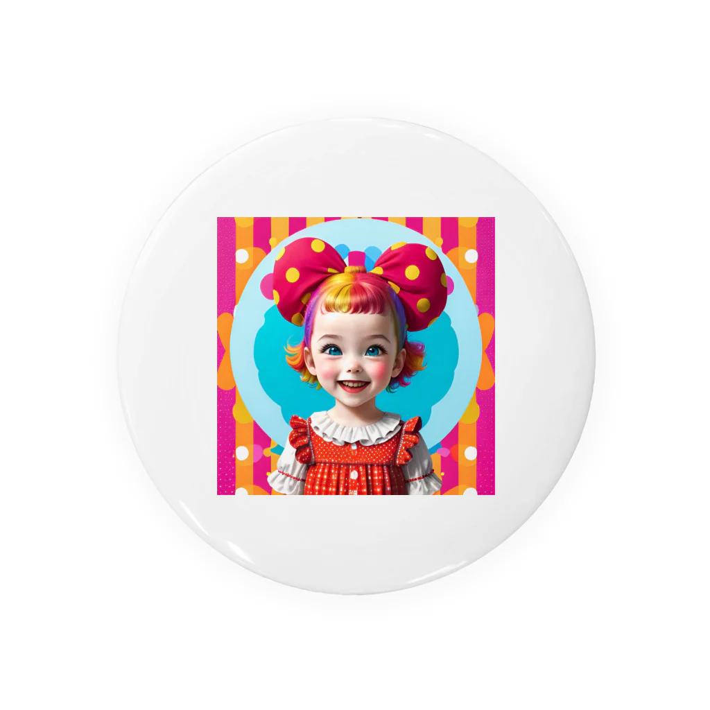 DoLLのポップな少女 Tin Badge