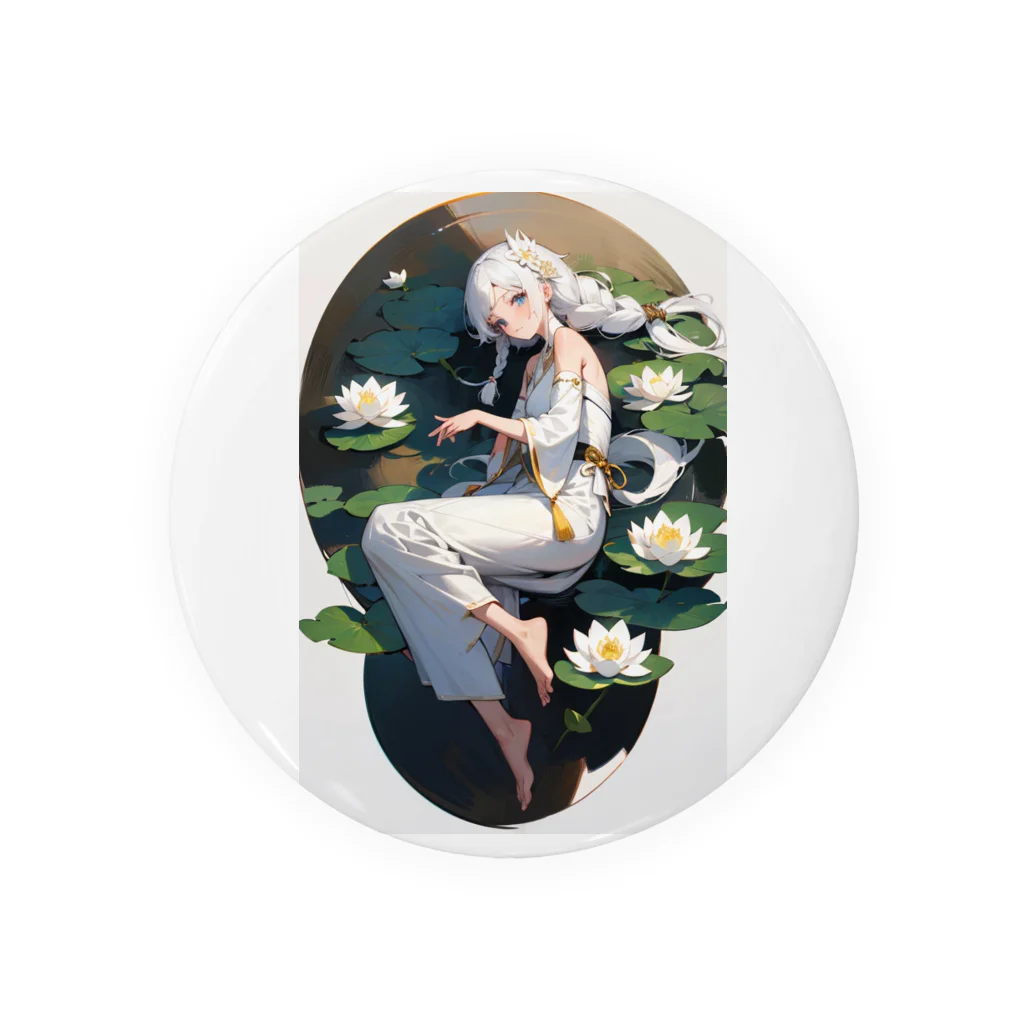 arashi023の蓮花の少女 Tin Badge
