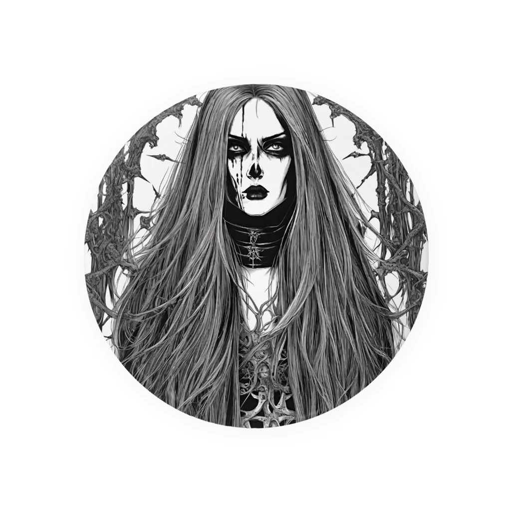 Death Metal Girls Collection ＝DMGC＝のdeath metal girl ＝Claire＝ Tin Badge
