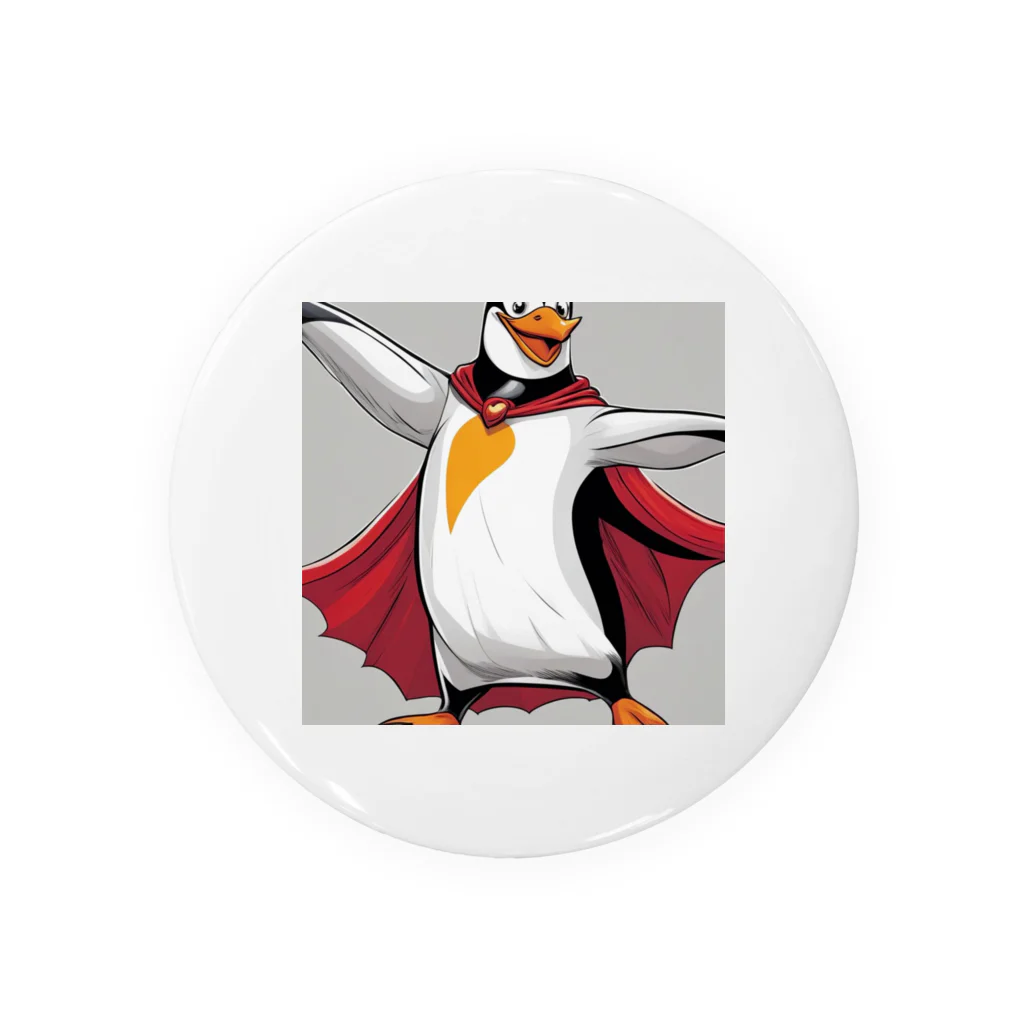 hypudgyのスーパーヒーローペンギン A  Tin Badge
