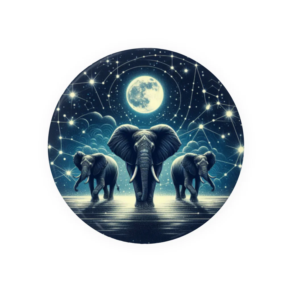 FUMYのNight  Elephant Symphonic Tin Badge