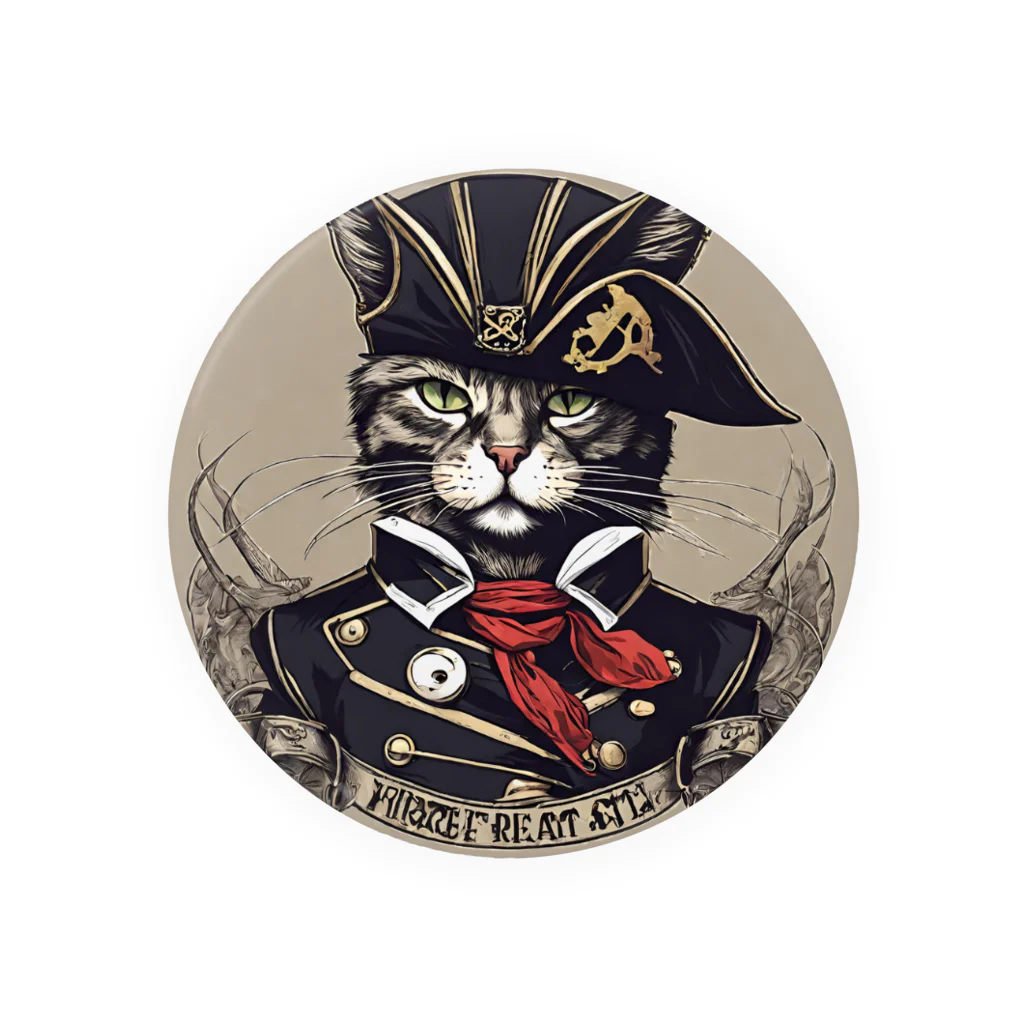 Jj-O_O-Jjの猫海賊団シリーズ★Duke船長 Tin Badge