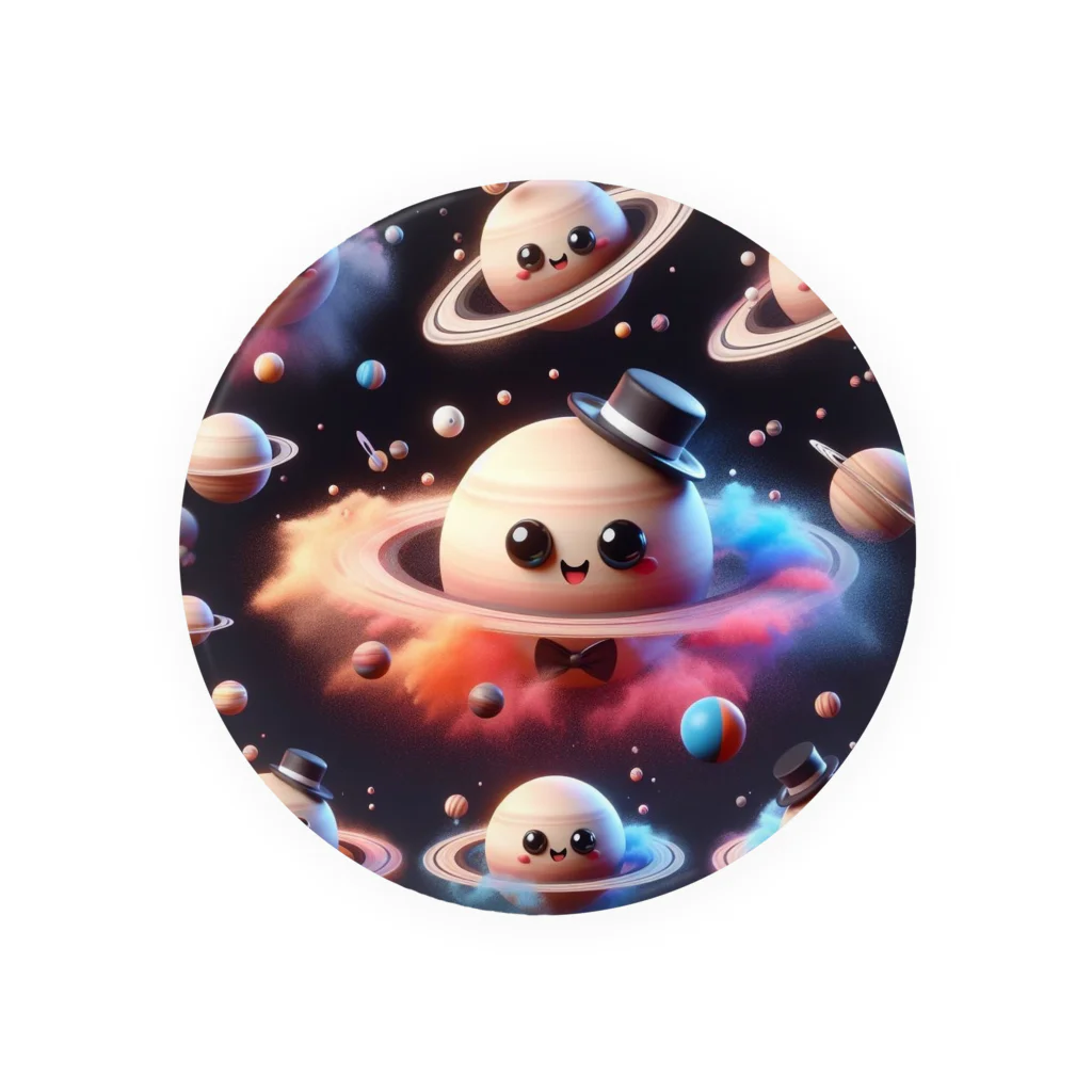 JUPITERの土星ちゃん Tin Badge