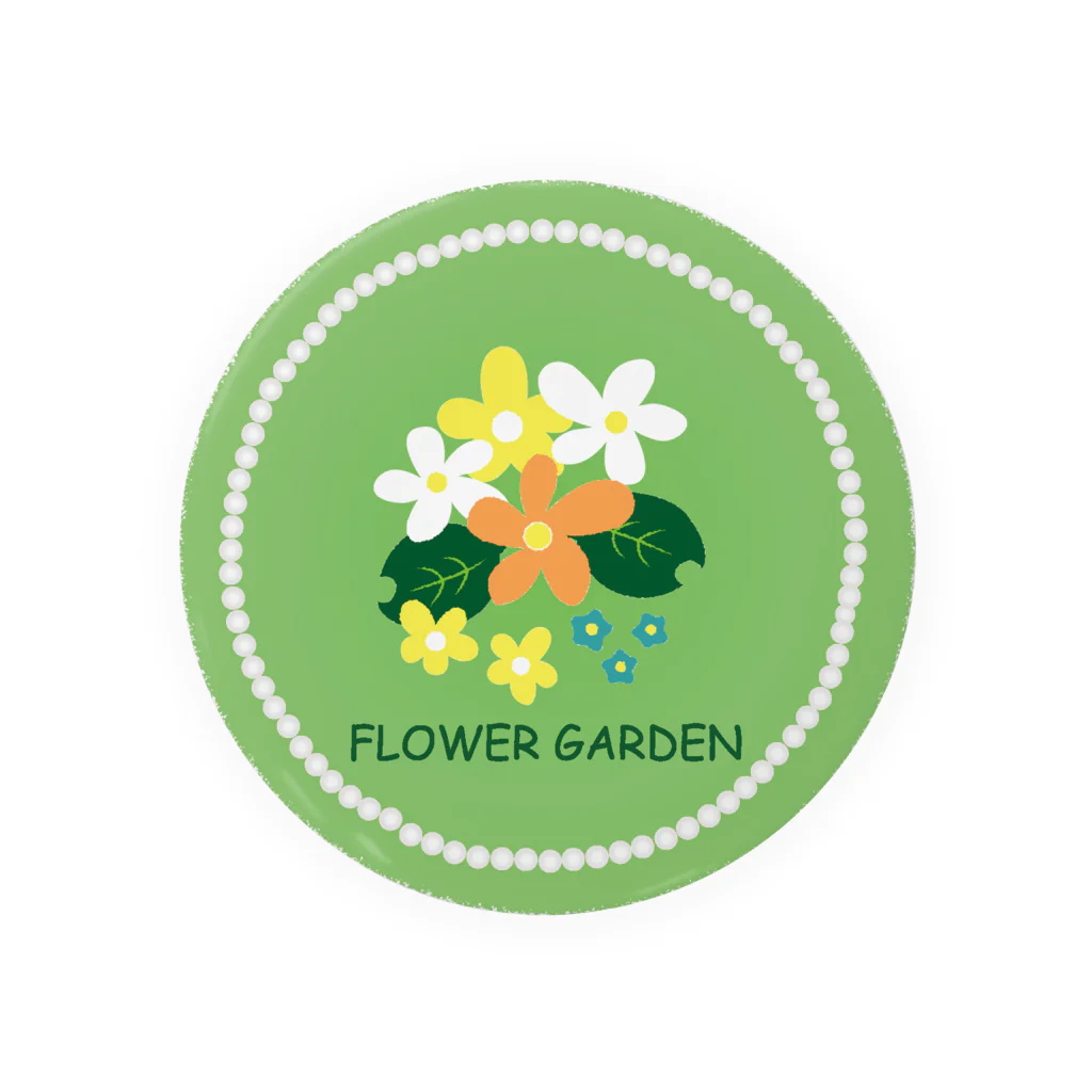 REDMOON_SAPPOROのFlower garden1 Tin Badge