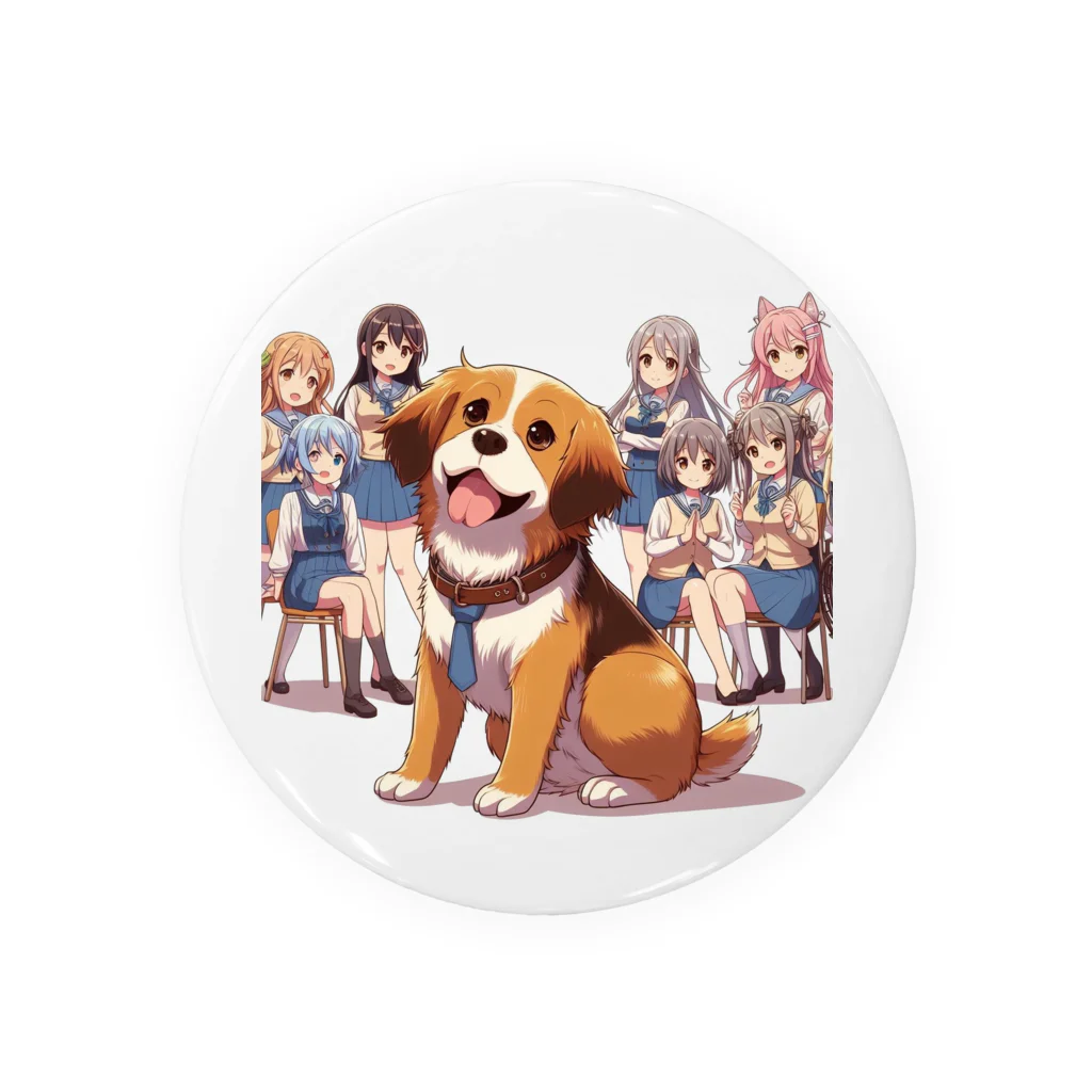 Dog Selectionのアニメ風　アイテム Tin Badge