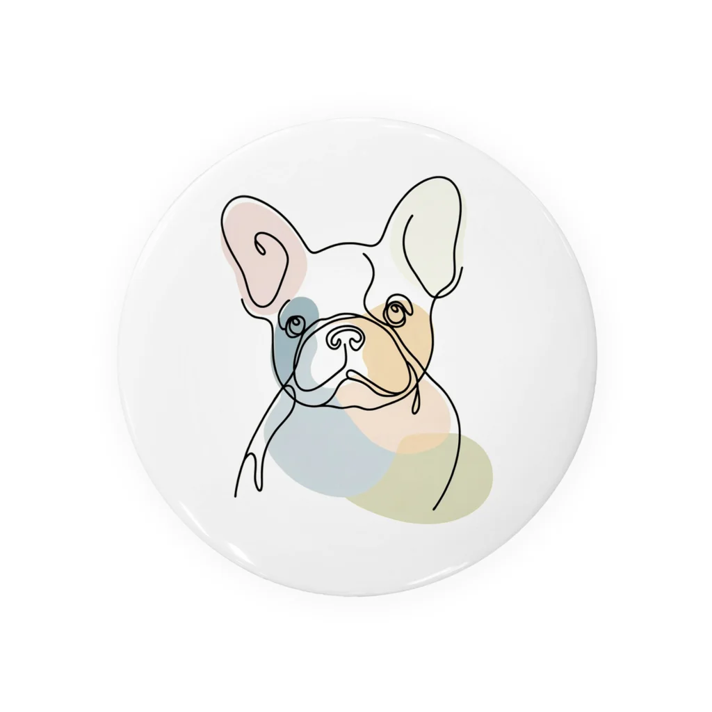 WithDog_Catのパステルフレブル Tin Badge