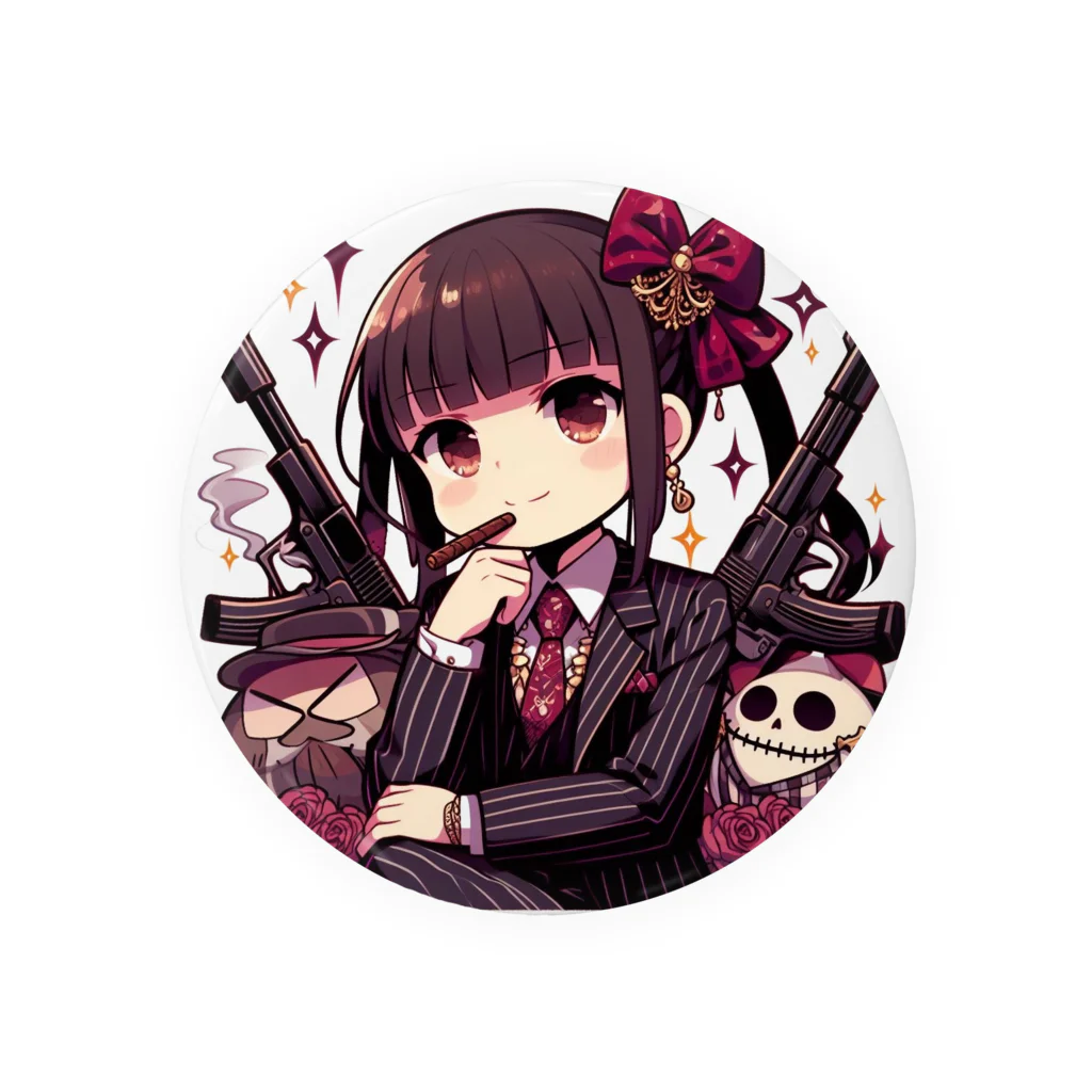 推しの美少女とアイドルのマフィア系少女 Tin Badge