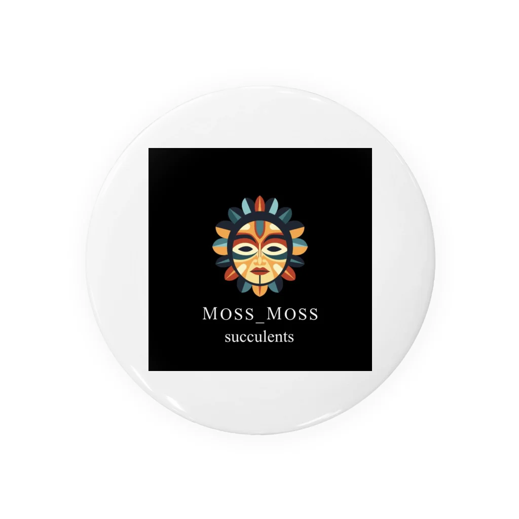 Moss_Moss succulentsのMoss_Moss _succulent Tin Badge