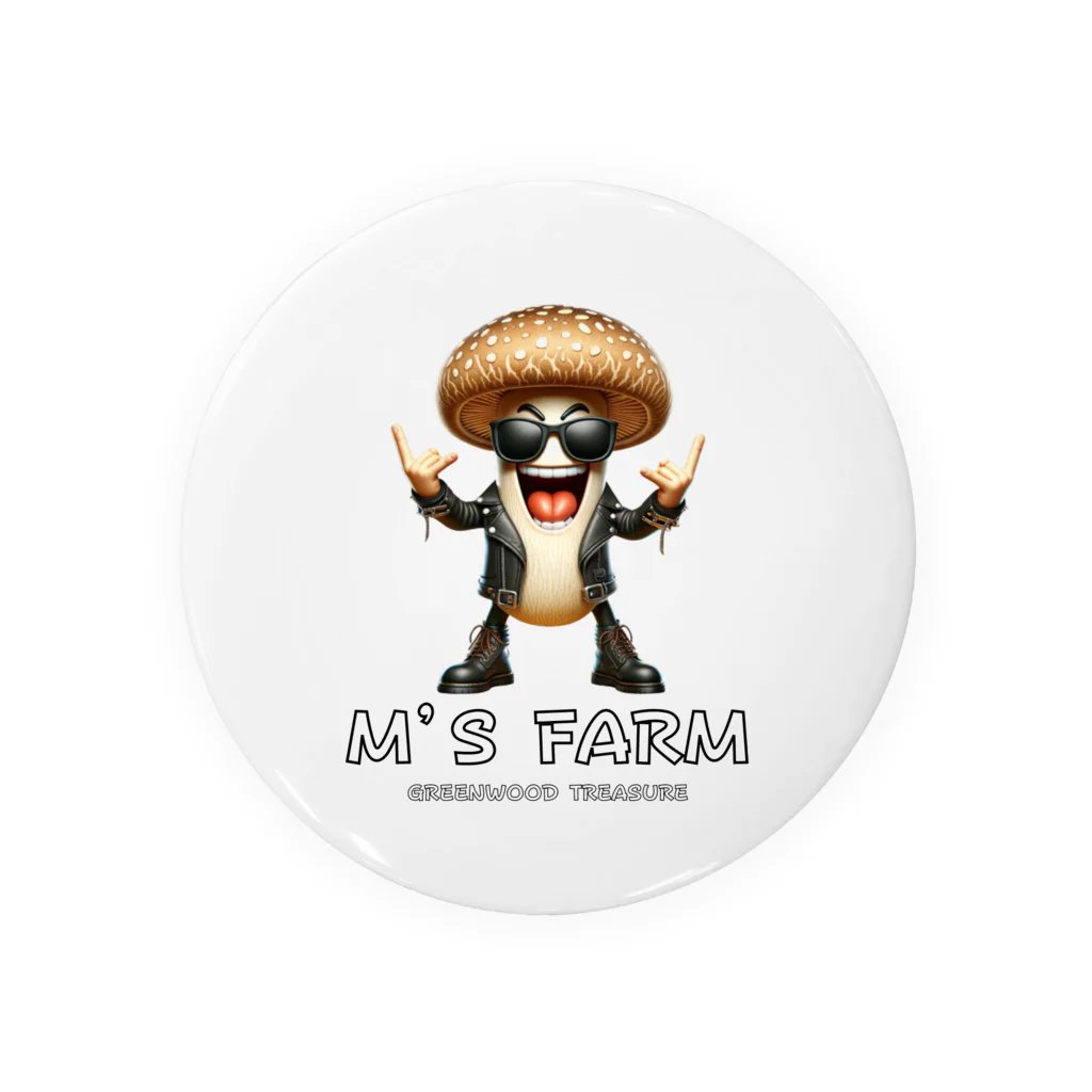 garage293のM'S FARM マスコット   Tin Badge