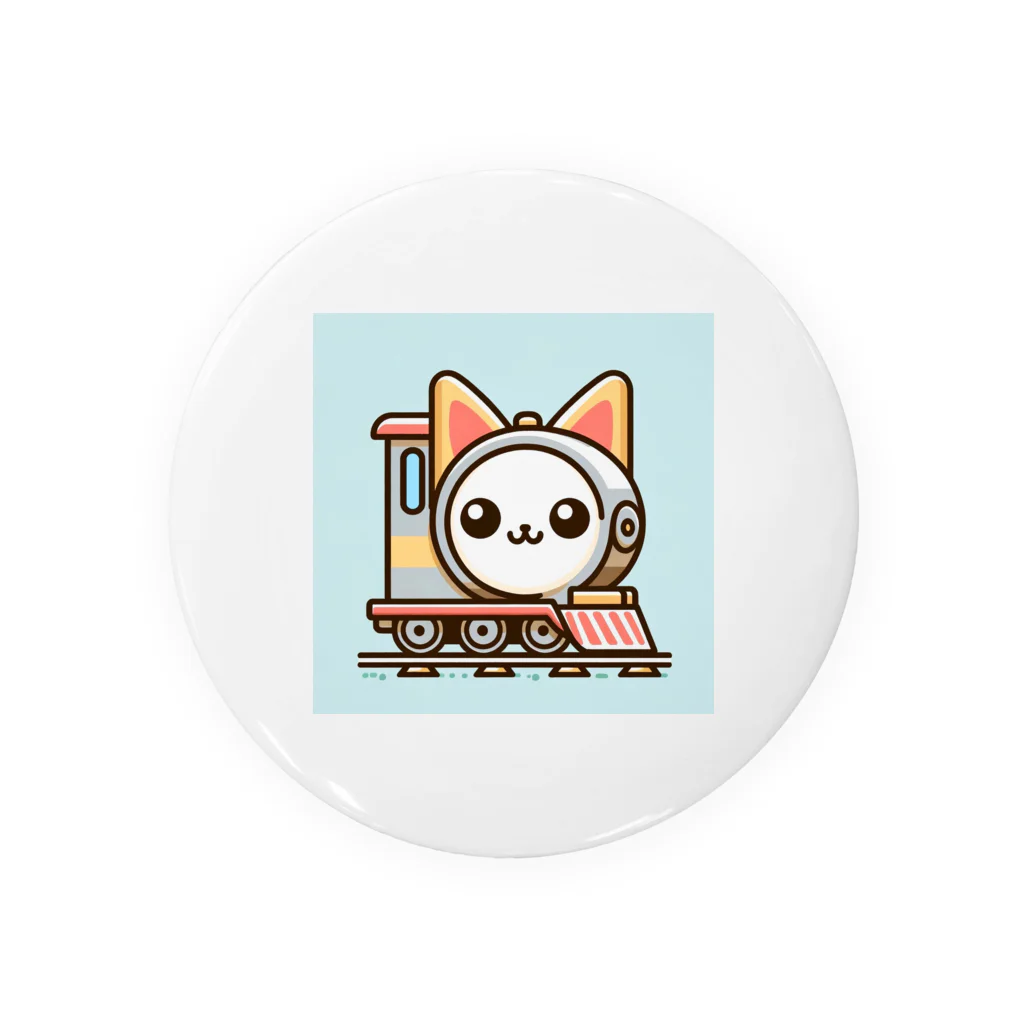 コウヘイの猫電車 Tin Badge