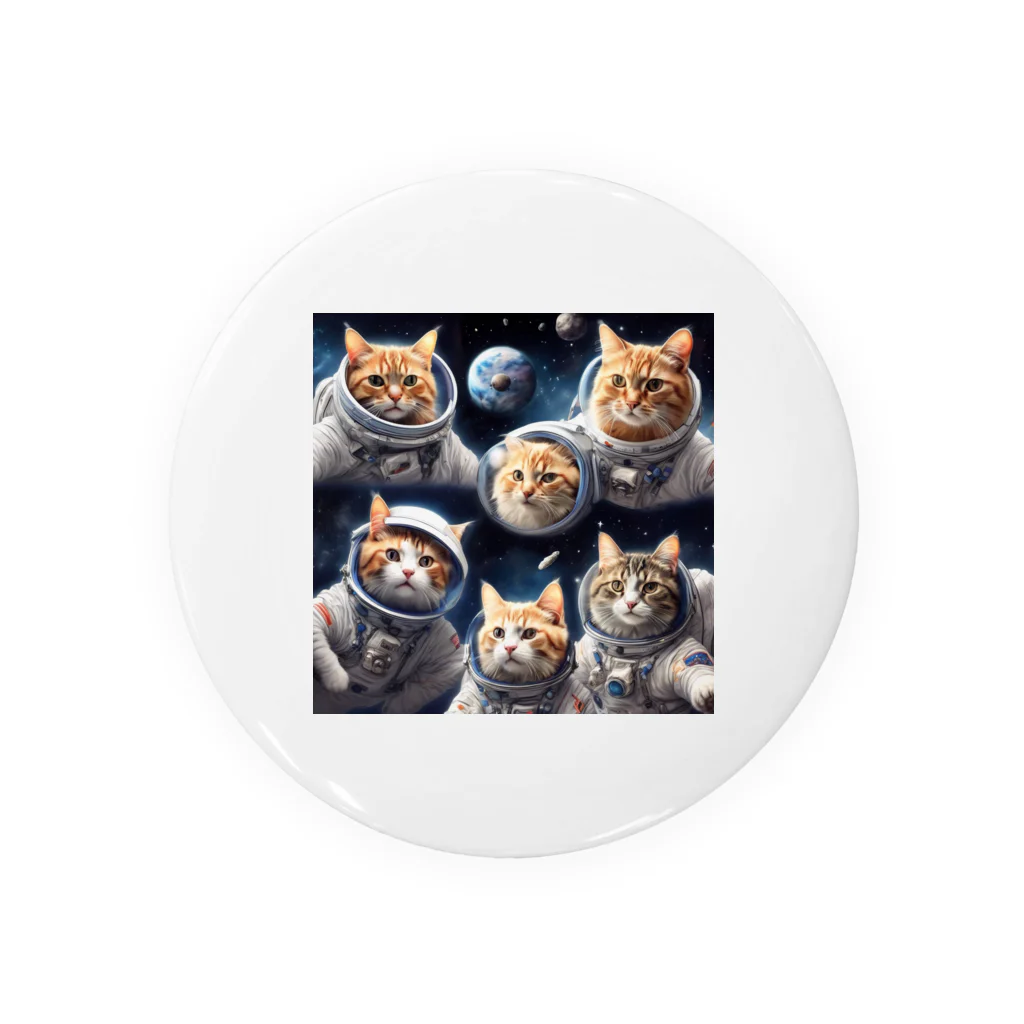 だんのんの猫の宇宙旅行 Tin Badge