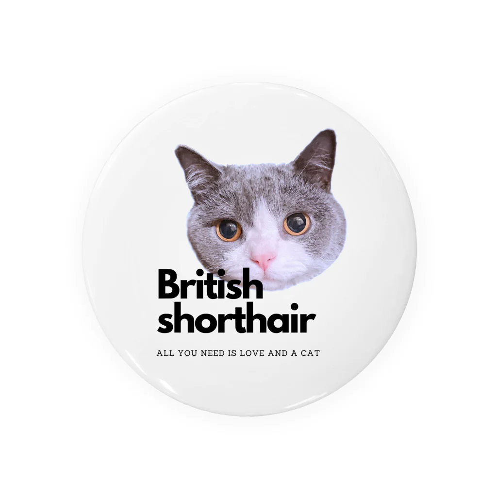 leoncatのBritish Love Tin Badge