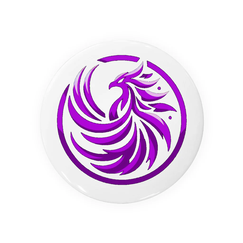 試作品の朱雀2　紫 Tin Badge