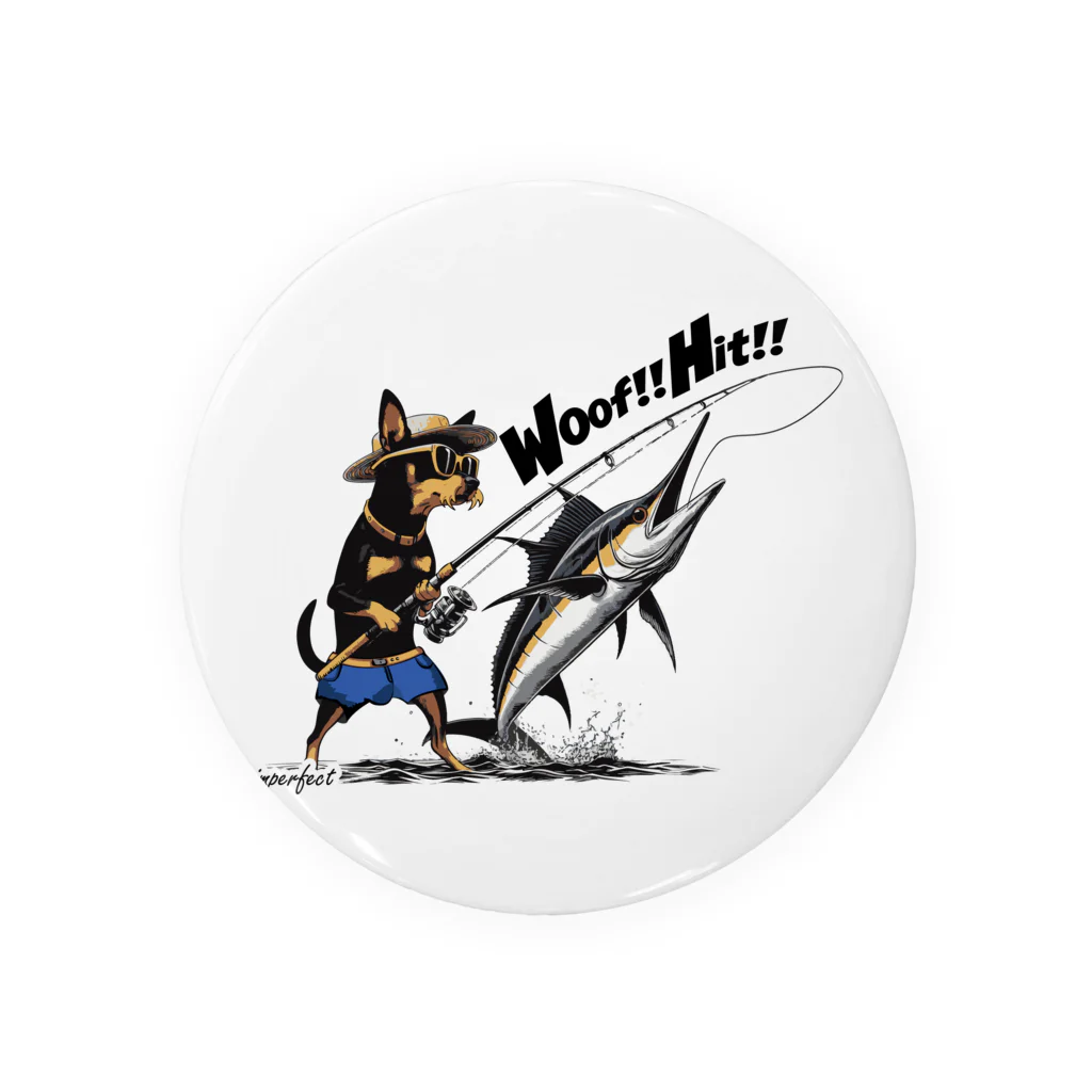 朝日山の家のWoof!!Hit!! Tin Badge