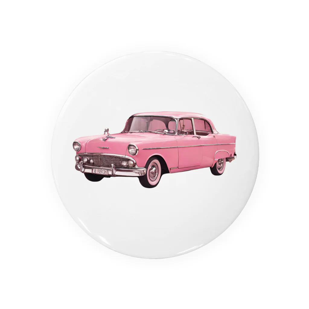 nako_in_koreaのRETRO PINK CAR Tin Badge