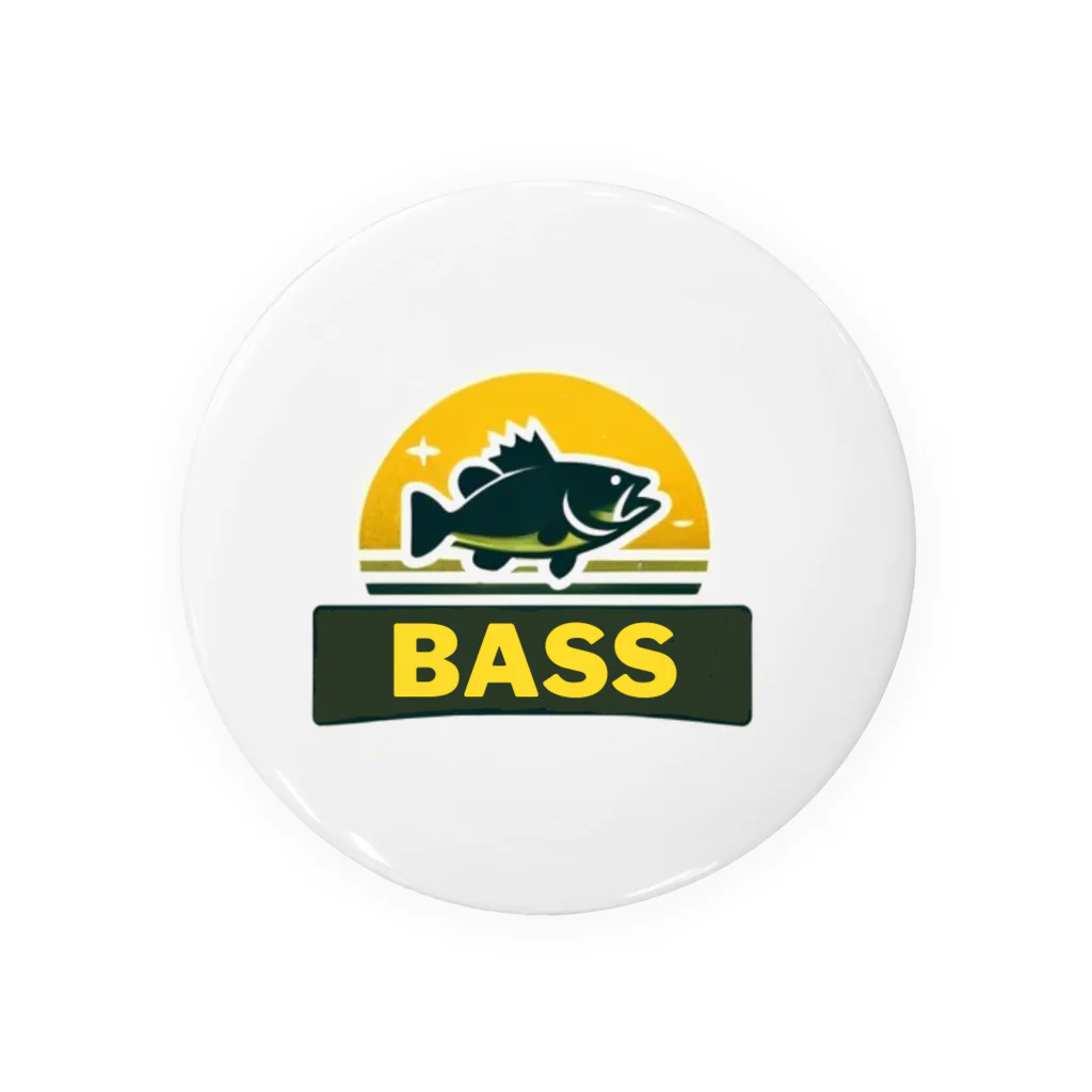 bassblocksのレトロバスロゴ 缶バッジ