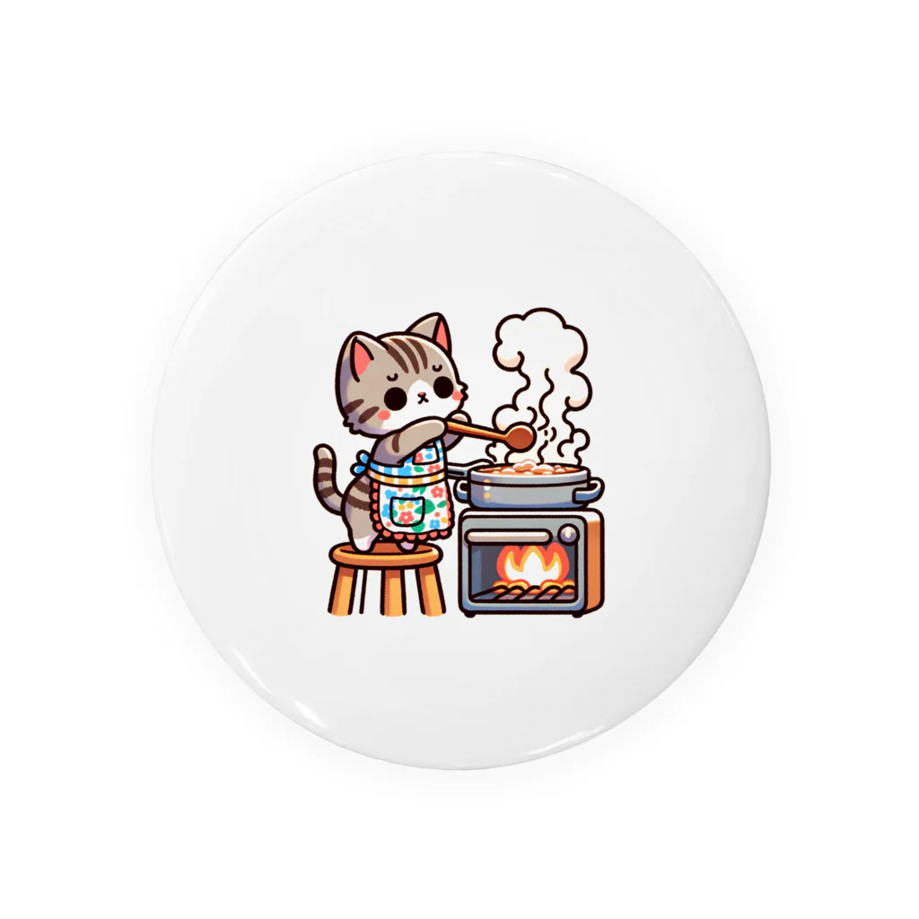 子猫カーニバルの子猫のレストラン Tin Badge