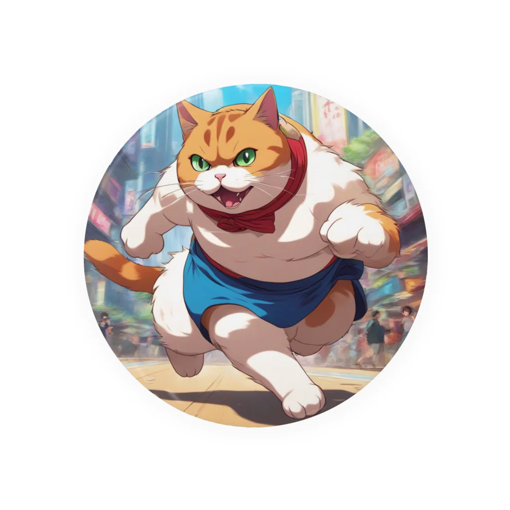 ASWのアニマル相撲レスラーズ/Animal Sumo Wrestlers Tin Badge