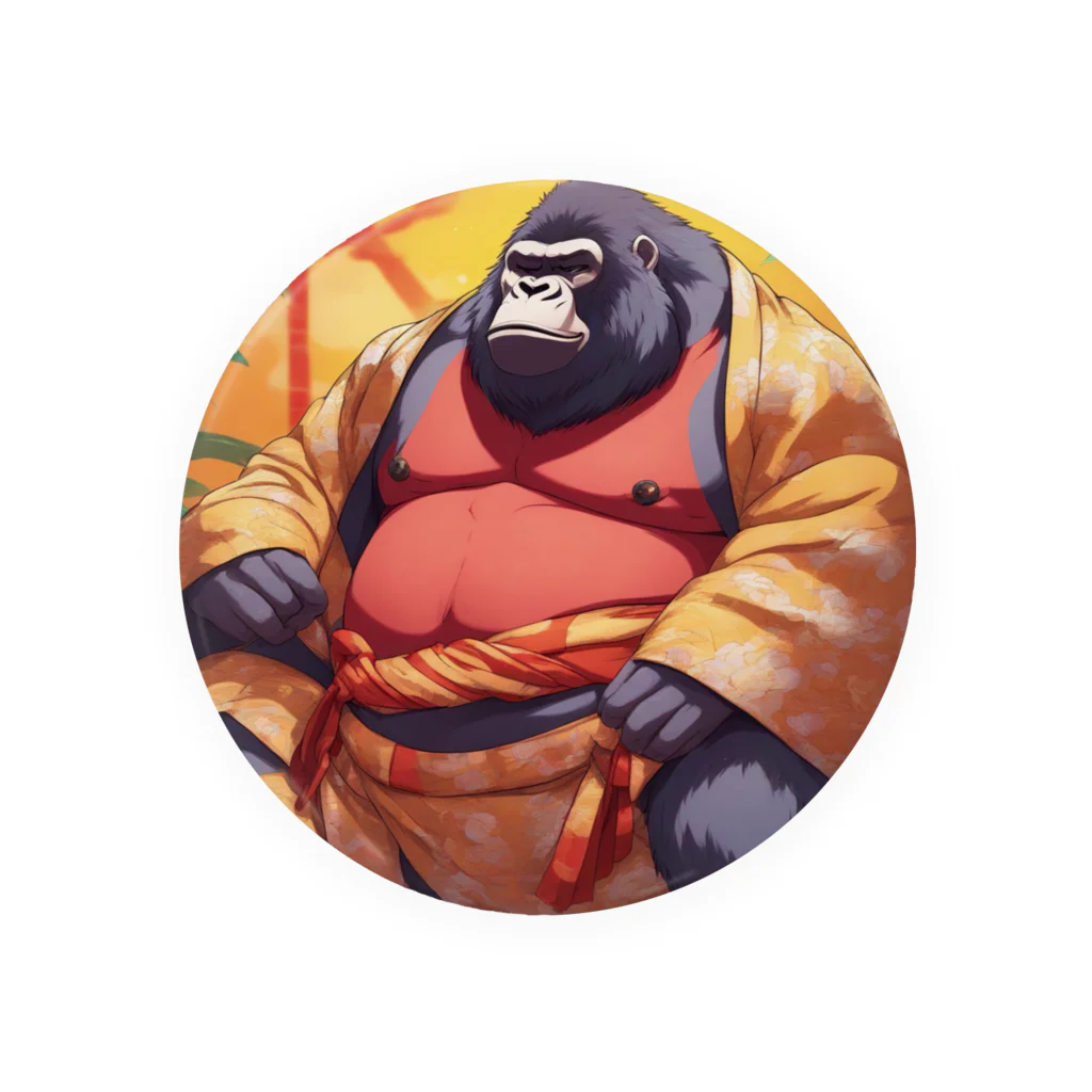 ASWのアニマル相撲レスラーズ/Animal Sumo Wrestlers Tin Badge