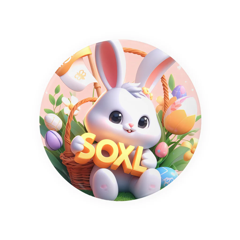 Bunny RingのSOXL Spring Tin Badge