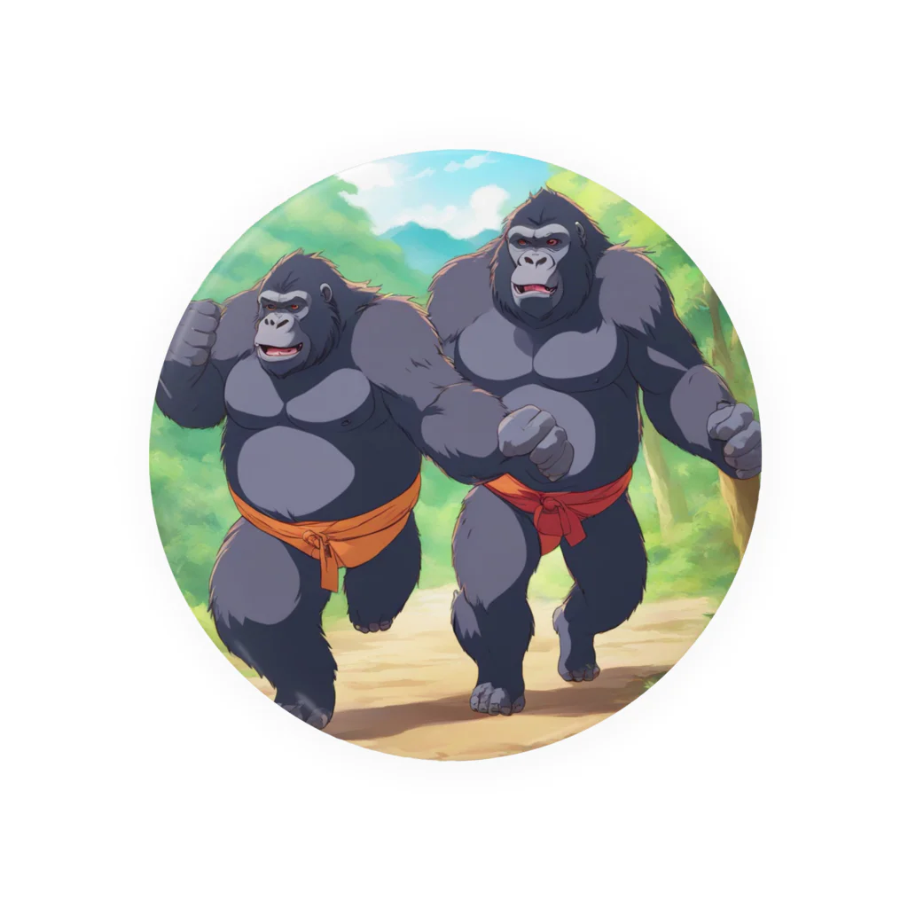 ASWのアニマル相撲レスラーズ/Animal Sumo Wrestlers Tin Badge