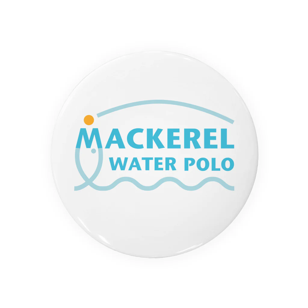 MACKEREL WATER POLOのMACKEREL（メインロゴカラー）片面プリント Tin Badge