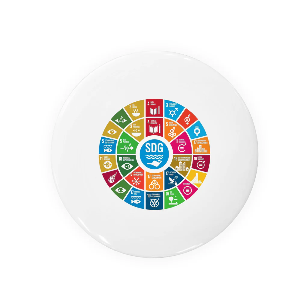 happiness_shopのSDGs（持続可能な開発目標） Tin Badge