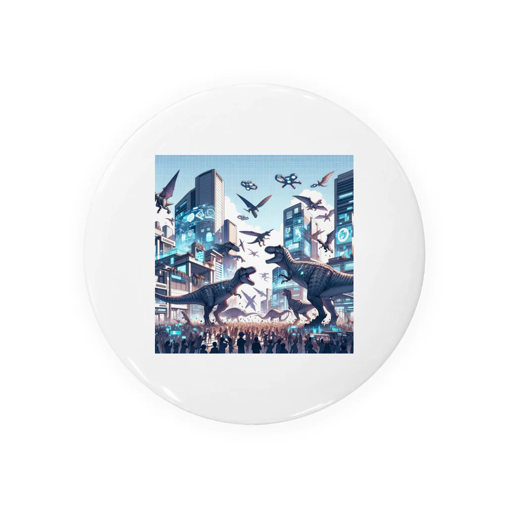 Irregular is beautifulのCretaceous Clash: Tomorrow's City Showdown Tin Badge