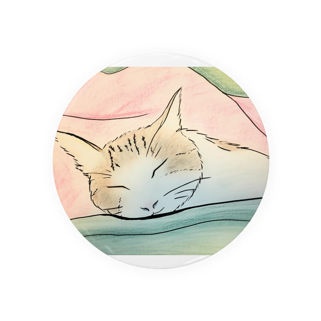 ハンドメイドSaoriのねこ♡寝子 Tin Badge