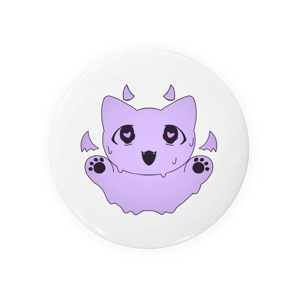 nagiのmelt cat（PURPLE） 缶バッジ