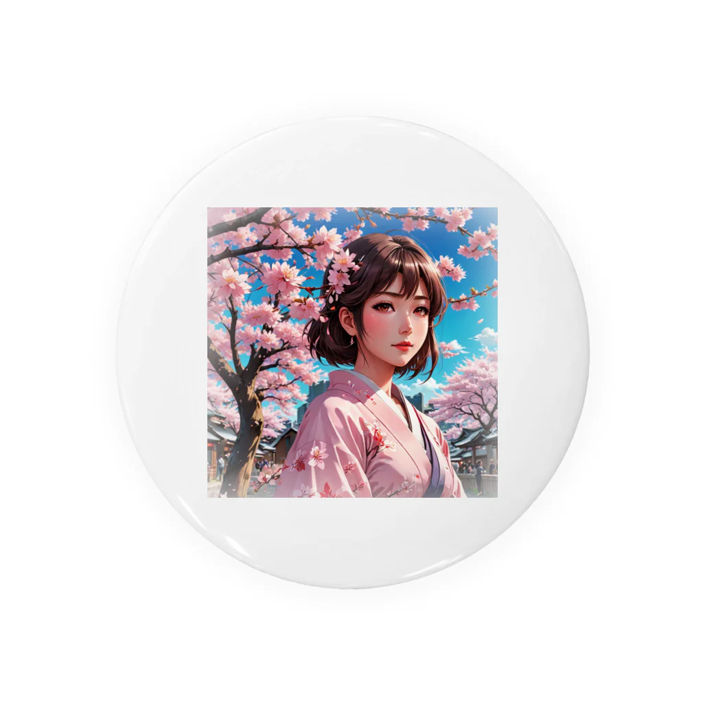 神楽 弥勒の雑貨店の春野 美桜 Tin Badge