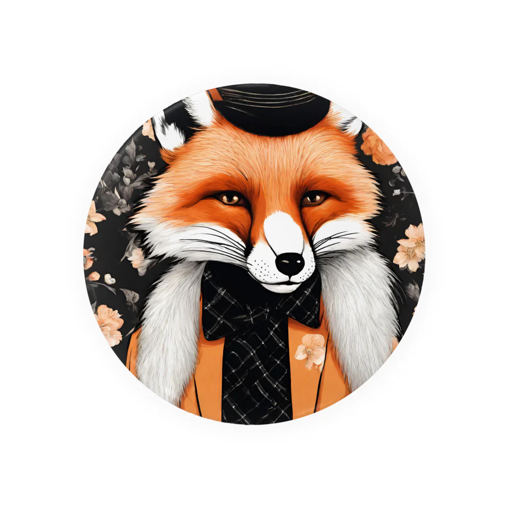 kowarororoのオシャレFOX Tin Badge