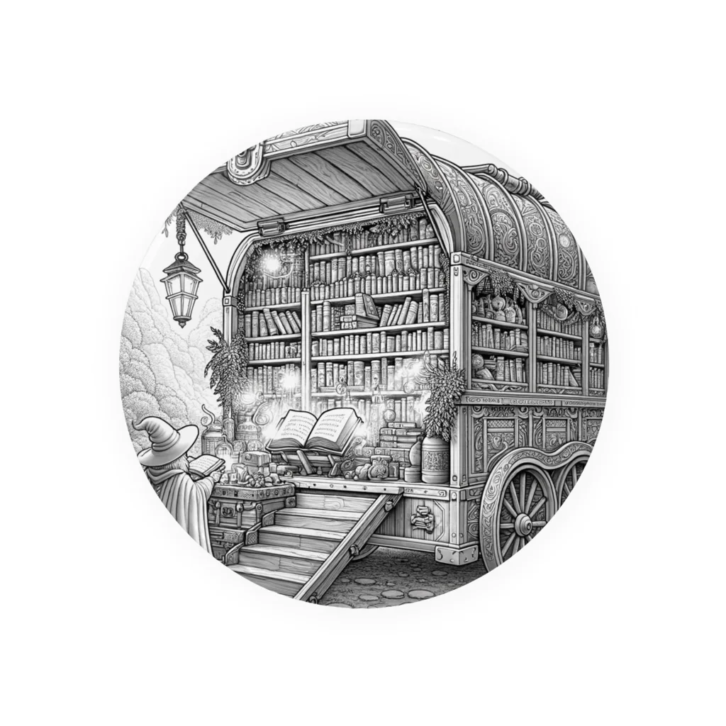 Grision NoyzのLibrary - 図書館 Tin Badge