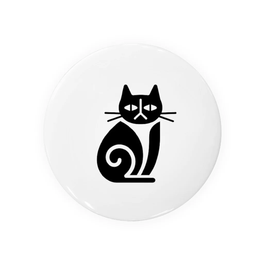 sasao9999のジト目の黒猫 Tin Badge