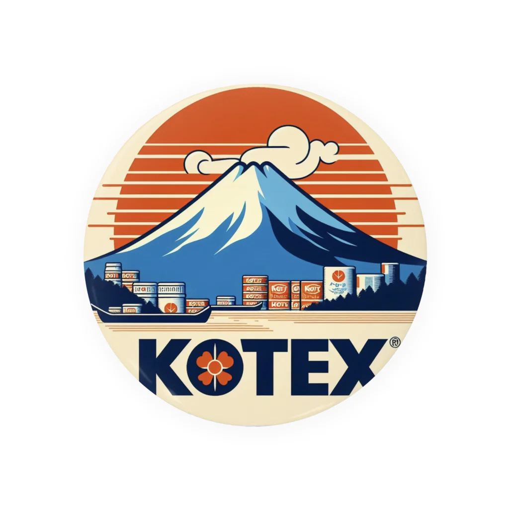KOTEXのKOTEX ロゴ 缶バッジ