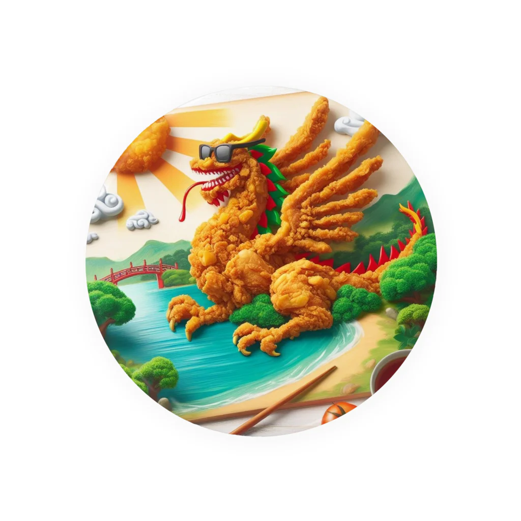 ハピShopのフライドラゴン Tin Badge